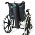 NYOrtho Oxygen Tank Holder for Wheelchair - D & E Cylinder Transport Bag Adjustable Straps Easy to Clean, Heavy Duty, Waterproof