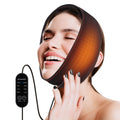 Wearable Heating Pad for Face Jaw Chin Wisdom Teeth, Oral and Facial Jaw, 3 Heating Levels 3 Time Settings (Without Plug)
