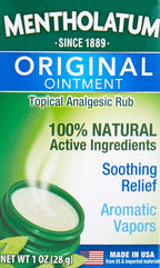 Mentholatum Ointment Jar 1 oz (Pack of 6)
