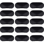 30 Pieces Blindfold Eye Cover Sleep Mask for Games Party Sleeping Travel with Nose Pad and Adjustable Strap (Black)