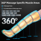 YINGGG Leg Compression Massager with Heat, Cordless Recovery System for Improved Circulation and Fast Recovery, Professional Foo