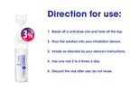 KNOXZY Hypertonic Solution 3% | Hypertonic Solution Suitable for Adults & Children | Box Contains 30 Single containers of 4ml.