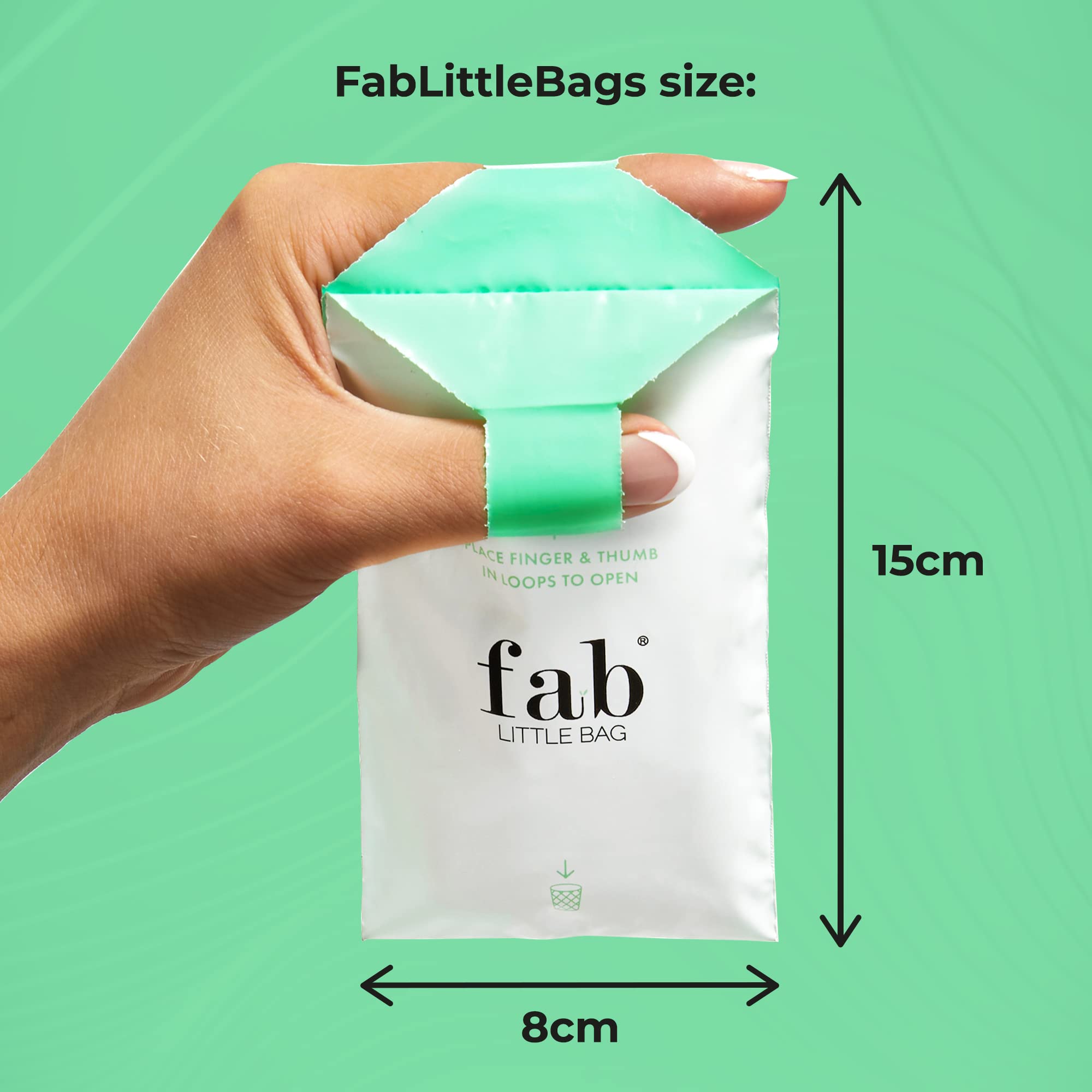 Fab Little Bag Starter Plus Pack - 45 Sanitary Disposal Bags Plus Recyclable Refill Pack for Out and About (45 Pack)