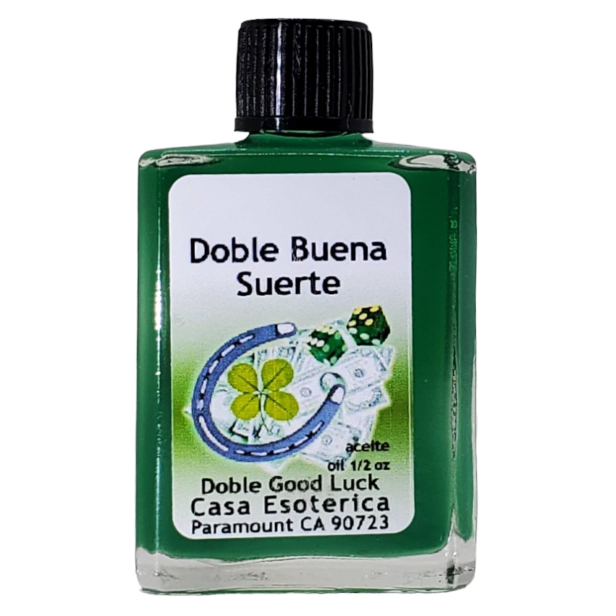 Double Good Luck Oil (Doble Buena Suerte Aceite) Double Good Luck Oil- Increase Fortune - Attract Positive Energy & Abundance-0.