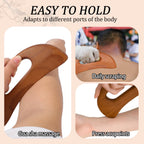Wooden Cellulite Massager, Body Guasha Tool Lymphatic Drainage Massager Muscle Scraper Back Massage Tool Relieve Muscle Fatigue,