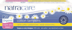 Natracare Organic Cotton Tampon Super Plus 20 Count (3 Pack)