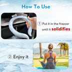 Neck CoolingTube with Insulated Bag, Reusable Ice Coolers Wearable Body CoolingProducts, Neck Coolers for HotWeather