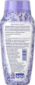 Vagisil Feminine Wash for Intimate Area Hygiene, Scentsitive Scents, pH Balanced and Gynecologist Tested, Spring Lilac, 12 oz (P