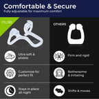 Rhinomed Mute Snoring Solution Nasal Dilator for Snore Reduction - Anti-Snoring Aid Solution - Improve Airflow - Comfortable Nos