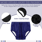 Cutecrop 4 Pcs Reusable Adult Swim Diapers Washable Cloth Diapers Leakproof Special Needs Swimwear for Incontinence Swimmers(Med