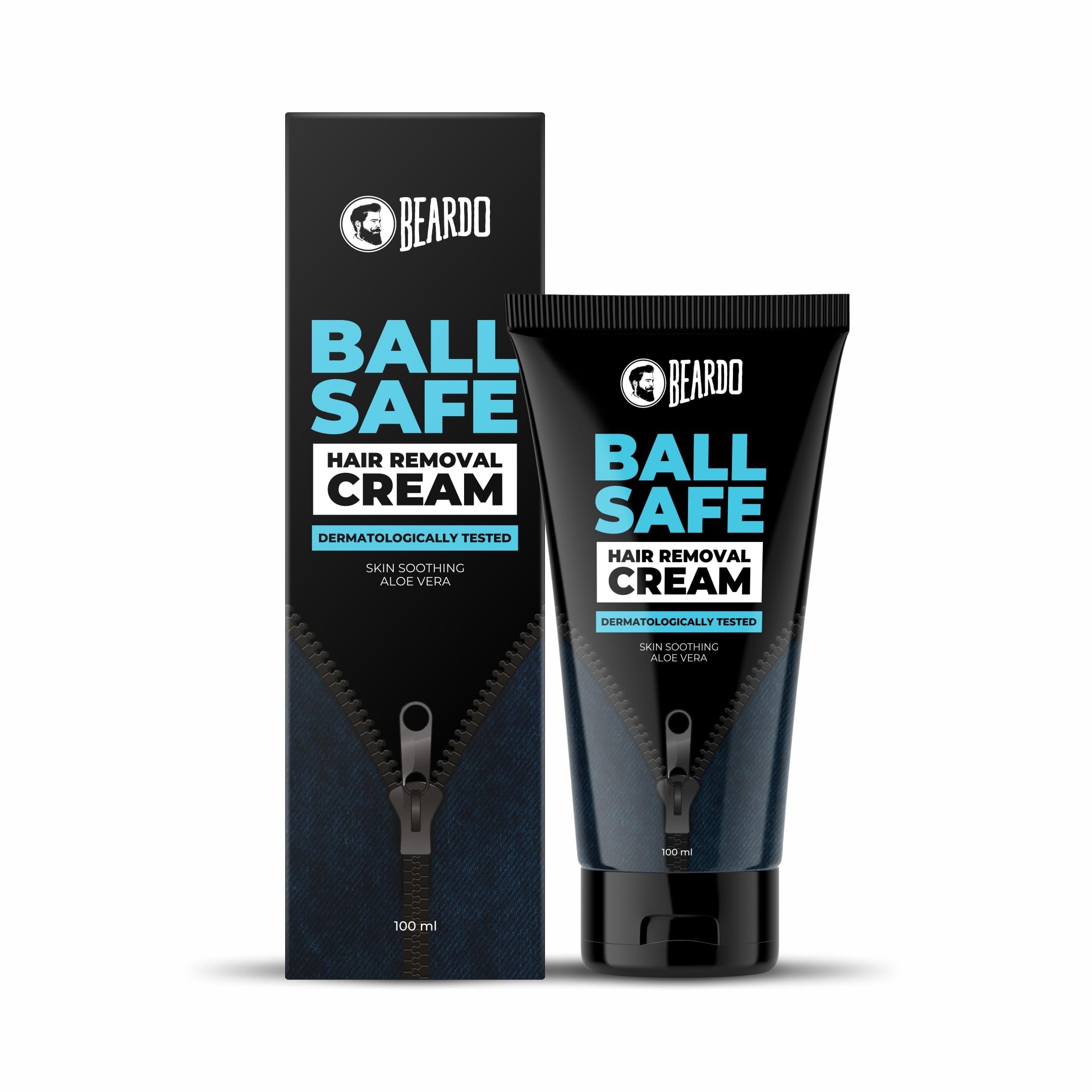 Beardo Ball Safe Hair Removal Cream | Intimate Hair Removal Cream For Men | Painless & Safe Hair Removal In Minutes | With Cocon