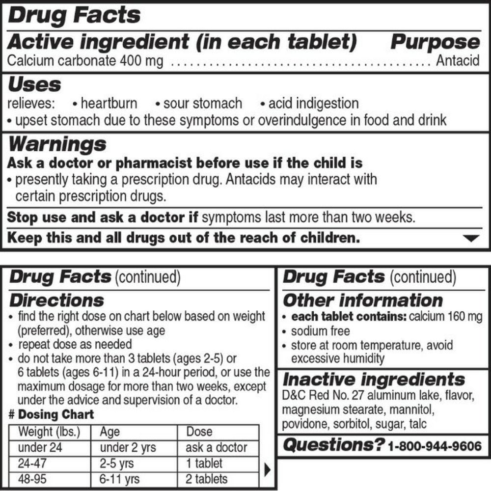 Pepto-bismol Childrens Pepto, Bubble Gum Flavor Chewable Tablet, 24-Count Units (Pack of 3)