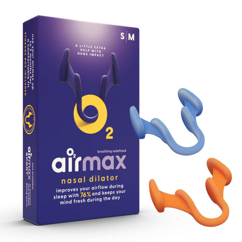 Air Max Unisex Classic Nasal Dilators Trial Pack - Anti Snoring Device for Men and Woman - Improves Airflow - 1 Small - 1 Medium