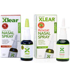 Xlear Natural Xylitol Nasal Spray, Regular and Rescue Bundle, Gentle Herbal Formula with Oregano, Tea Tree, Eucalyptus, Parsley,