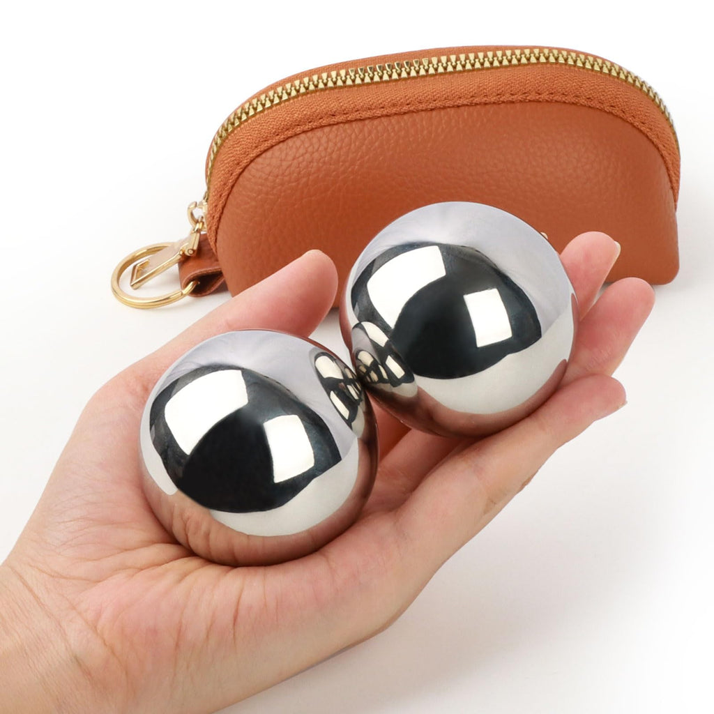1.4lb, 2.2-inch Baoding Balls: Chinese Balls for Hand Therapy, Hand Massage, Tai Chi Balls, Meditation Balls - Suitable for Home