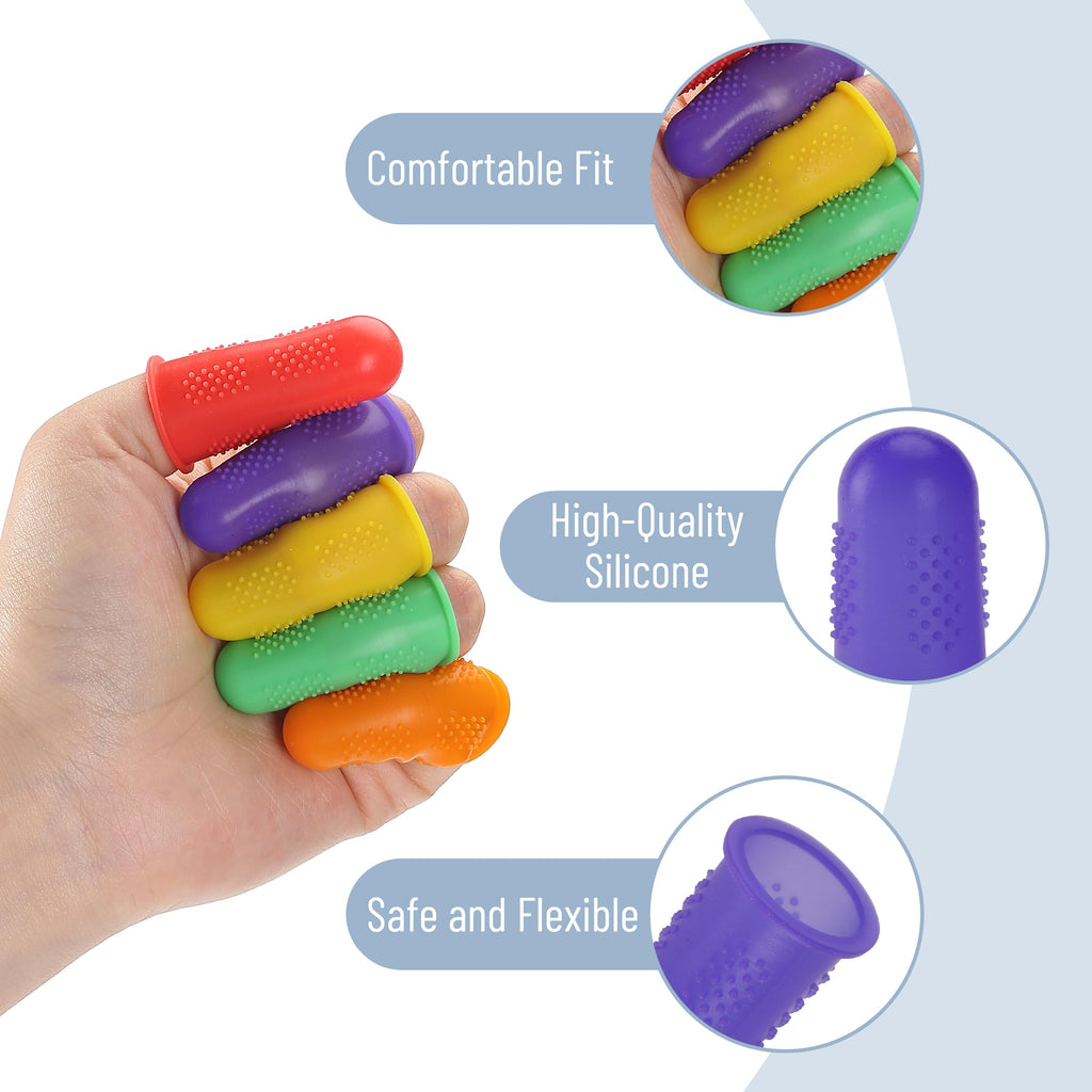 Mr. Pen- Hot Glue Gun Finger Protectors, 24 pcs, Silicone Thimble Finger Guard for Hot Glue
