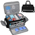 LEFORZ Home Health Nurse Bag Medical Bag Empty First Aid Storage with Detachable Divider Medical Supplies Bag for Nursing Studen