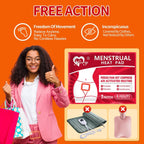 IFORY Heat Patches for Menstrual Cramp Relief, Adhesive Heating Patches for Period Cramps, Portable Instant Hot Packs, Travel Si
