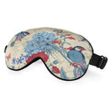 NOHSHE Birds Butterflies Sleep Mask Eye Mask Blooming Flower Red Blue Sleep Mask Light Blocking Adjustable Smooth Soft Eye Masks