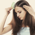 LEOSENSE Gua Sha Comb, Natural Jade Guasha Stone, Head Scalp Caring Massage Comb, Full Body Gua Sha Scraping Massage Tool, Jade