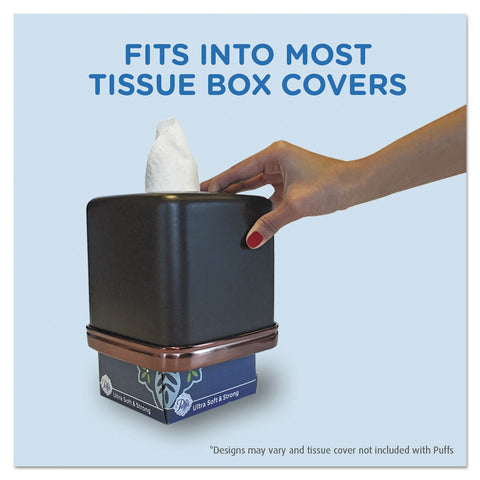 Puffs 34899CT Plus Lotion Facial Tissue, White, 1-Ply, 8 1/5-Inch x 8 2/5-Inch , 56/Box, 24/Carton