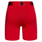 PSD Mens Boxer Briefs - Infrared Solid, 7 Inch Inseam, Moisture-Wicking, 4-Way Stretch, Boxer Briefs for Men Pack