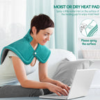 Mothers Day Gifts for Mom from Daughter or Son, IZZUBIZ Christmas Gifts for Women, Mom, Neck Shoulder Heating Pad Gifts for Men,