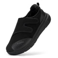 FitVille Diabetic Shoes for Men Extra Wide Width Orthopedic Slip-on Fall Prevention Walking Shoes Adjustable Closure with Arch S