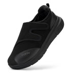 FitVille Diabetic Shoes for Men Extra Wide Width Orthopedic Slip-on Fall Prevention Walking Shoes Adjustable Closure with Arch S