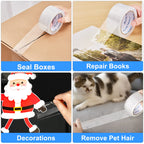 JARLINK clear Packing Tape (36 Rolls), Heavy Duty Packaging Tape for Shipping Packaging Moving Sealing, 27mil Thick, 188 inches