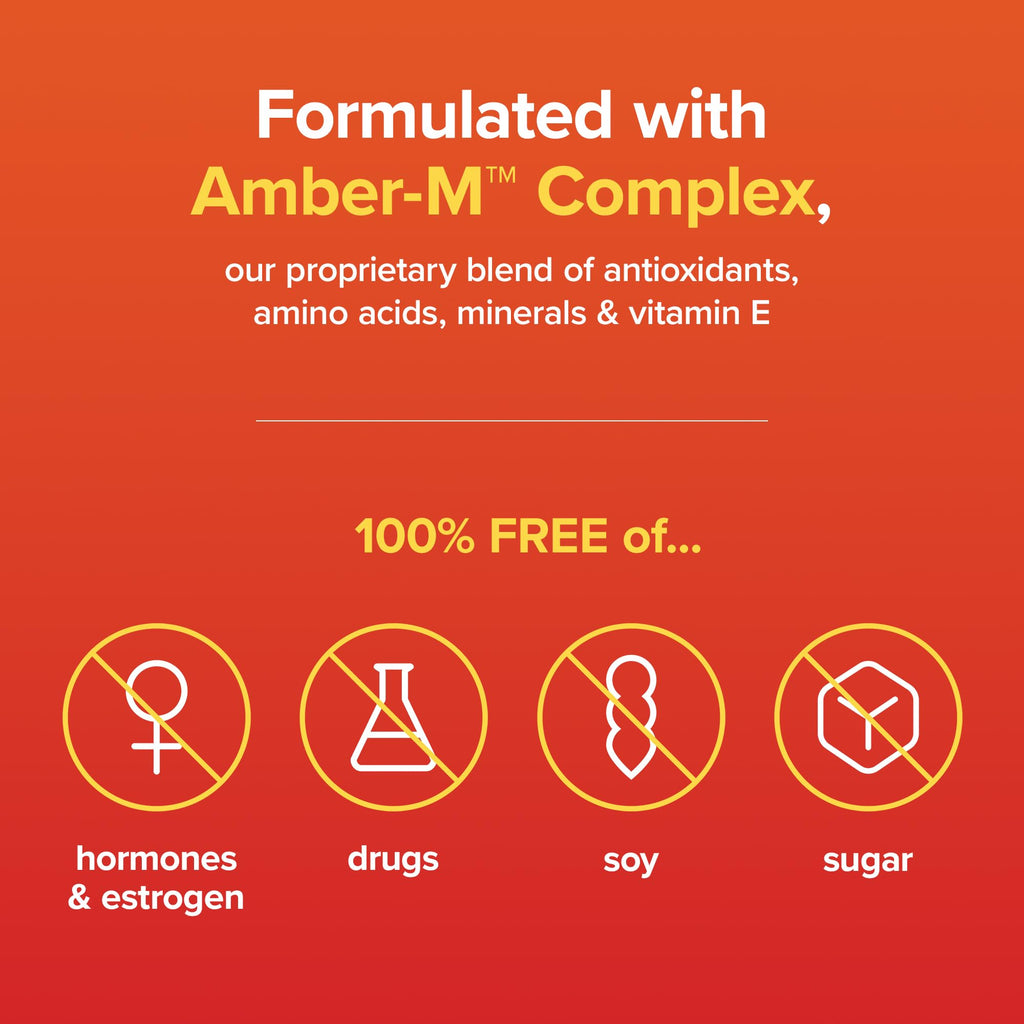 Amberen: Safe Multi-Symptom Menopause Relief. Clinically Shown to Relieve 12 Menopause Symptoms: Hot Flashes, Night Sweats, Mood