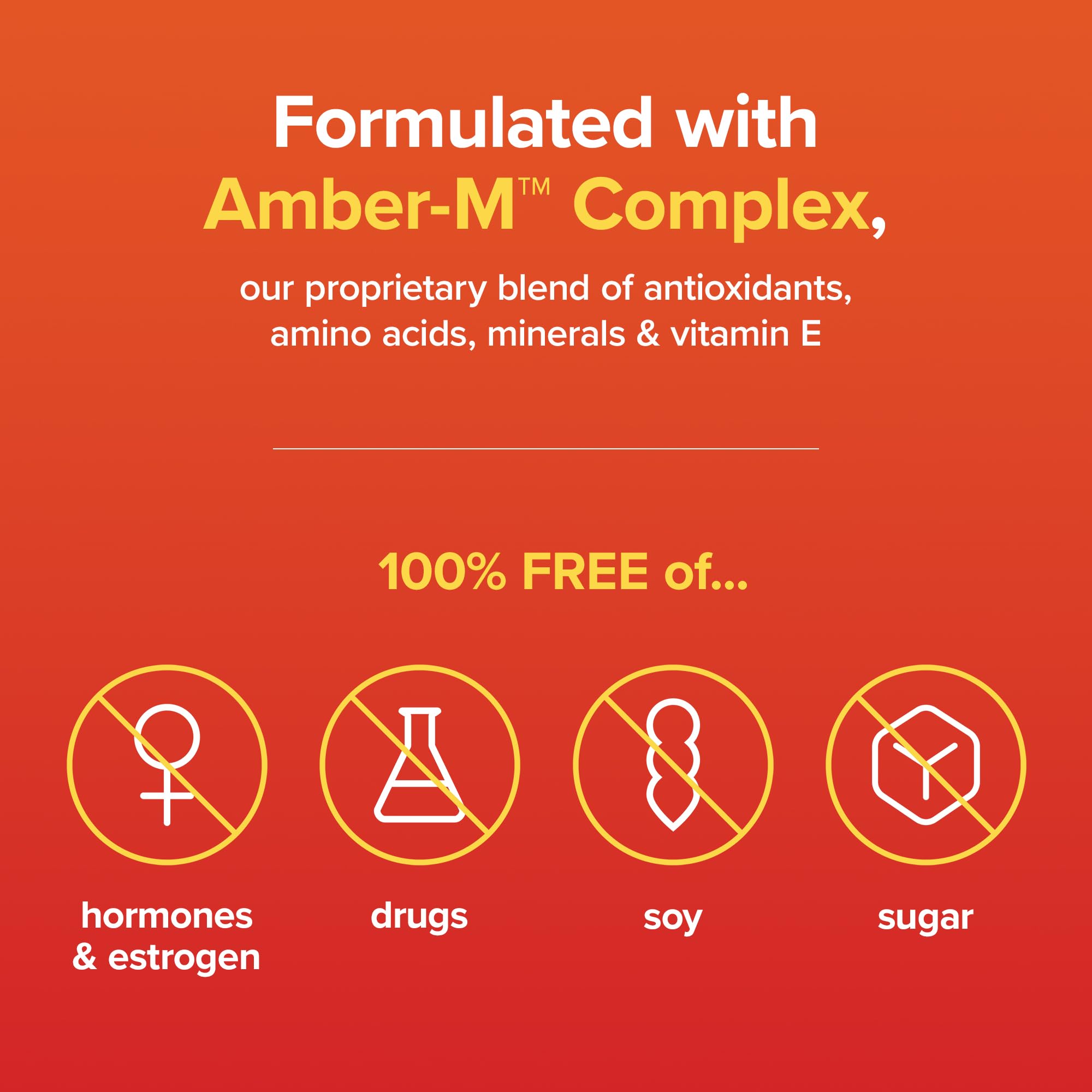 Amberen: Safe Multi-Symptom Menopause Relief. Clinically Shown to Relieve 12 Menopause Symptoms: Hot Flashes, Night Sweats, Mood
