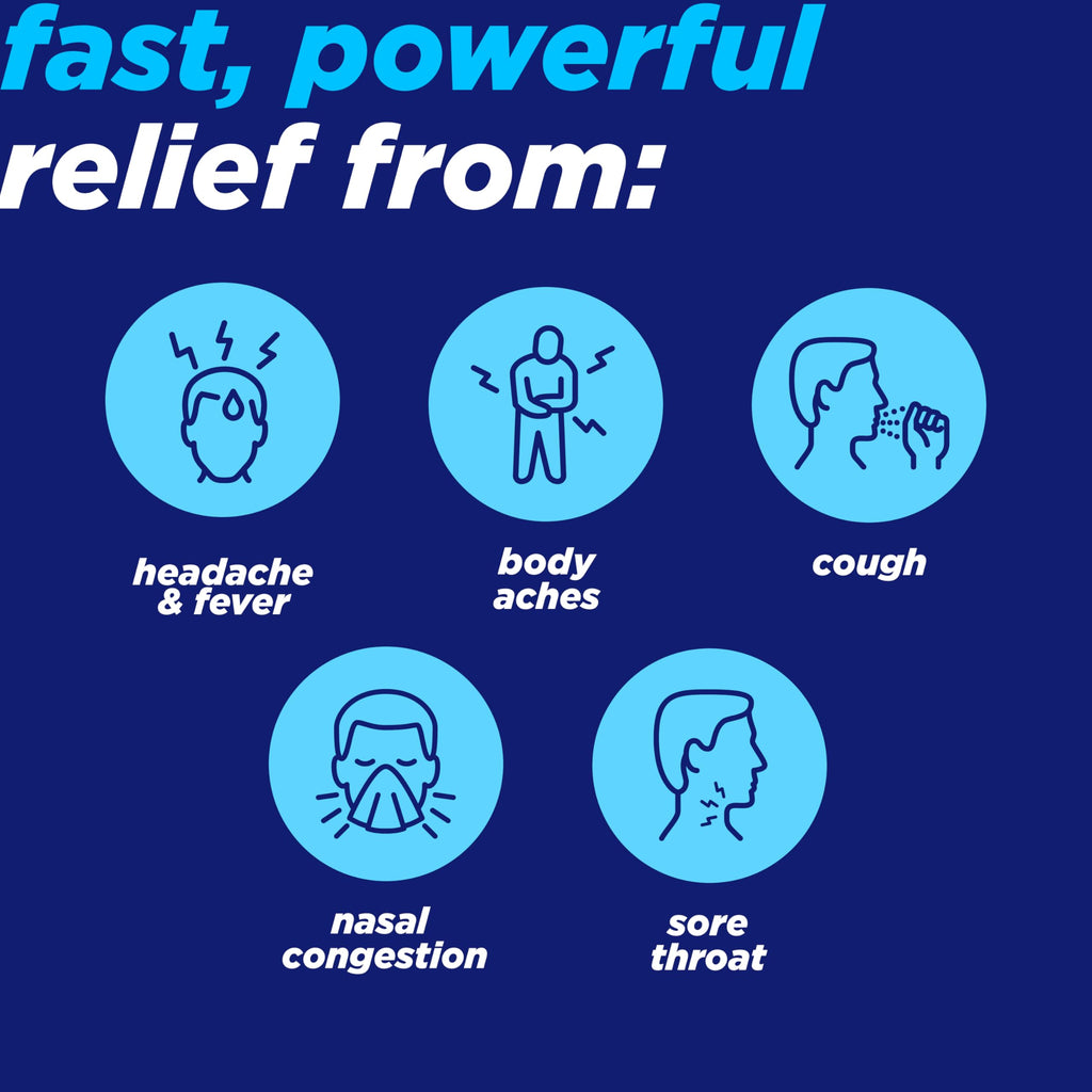 Alka-Seltzer Plus Severe,Cold & Cough Medicine For Adults,PowerFast Fizz Citrus Effervescent Tablets,Fast Relief of Headache,Sor