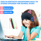 Joythink Kids Bluetooth Headband Headphones Sleep Mask Wireless Earphones Built in Thin Speaker Adjustable Sports Headset Sleep