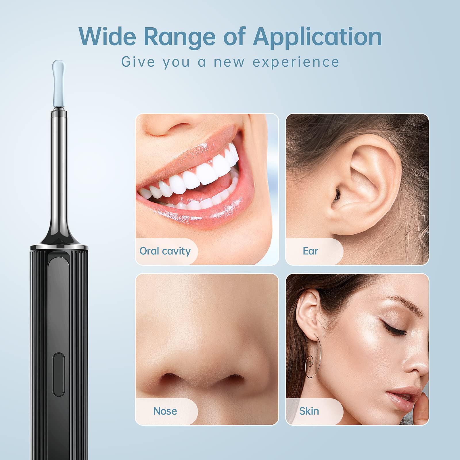 Wireless Ear Wax Removal Camera - Ear Wax Removal Tool Camera - Ear Wax Removal Kit with Ear Pick - Ear Cleaner with 1080P Camer