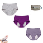 biqozi Panties for Women Over 60 70, Leakproof Ladies Underwear, Ladies Comfortable Leak Proof Incontinence Panties(#08,XL)