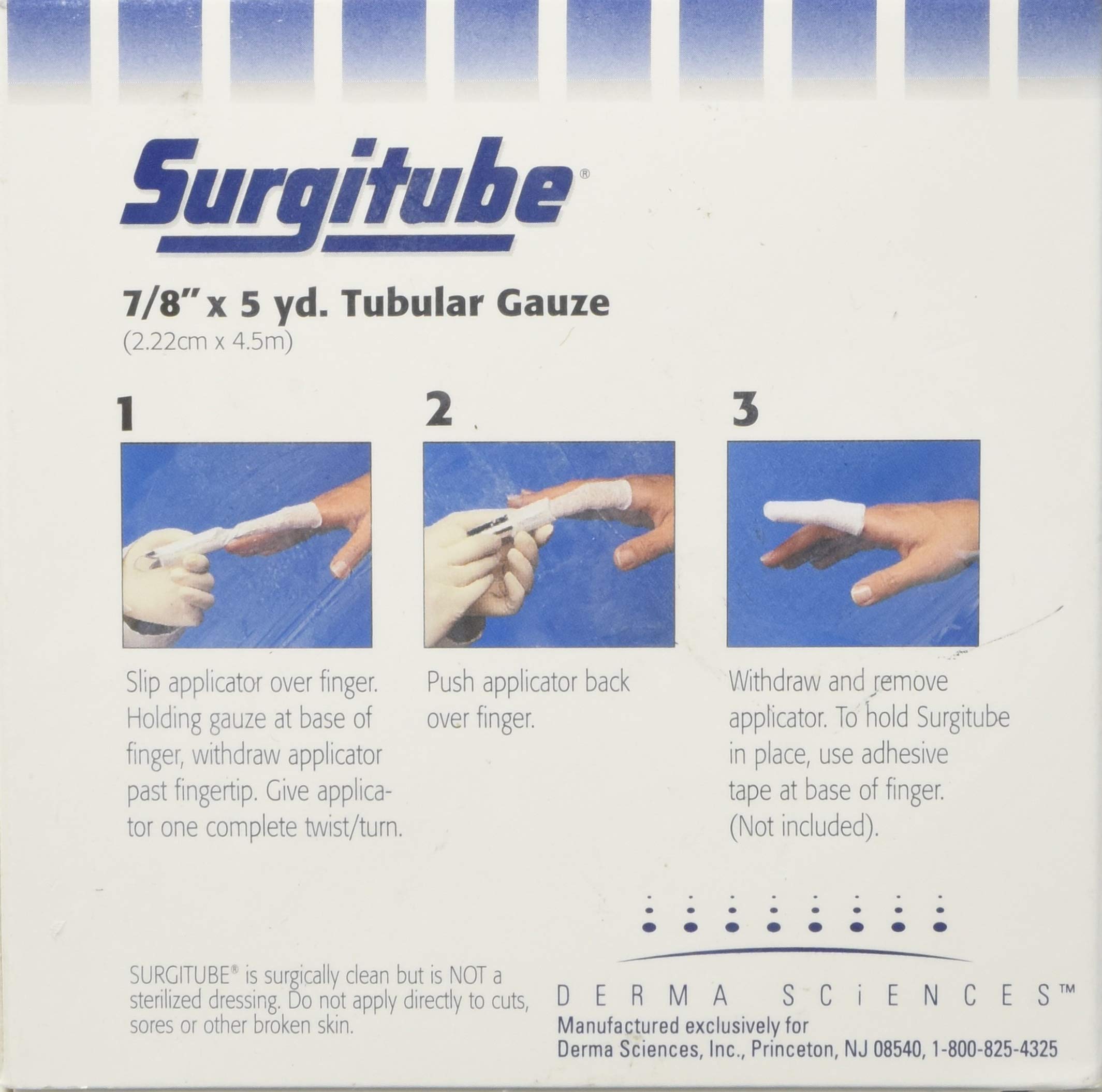 SURGITUBE Band NO 2 5YD White Size: 7/8