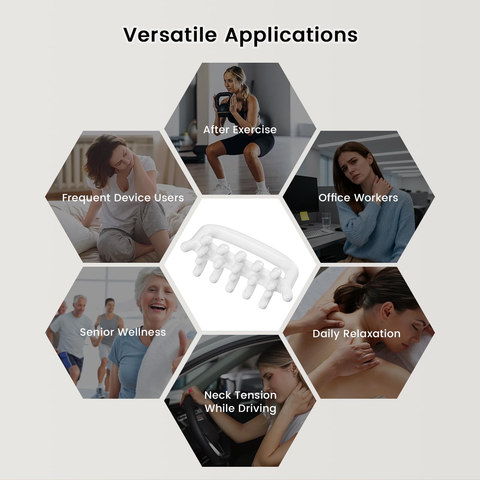 Fascia Massage Tool Blaster for Cellulite,Trigger Points Massage Tool,Muscle Knots,Deep Tissue Myofascial Release Tool for Shoul