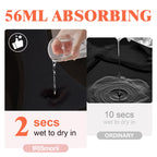 IRISMORII Leak Proof Incontinence Underwear for Women Washable Absorbent Bladder Control Postpartum Briefs 1Pack (Black XXL)