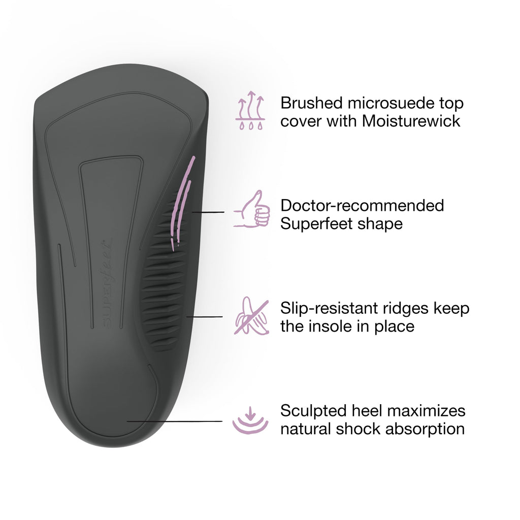 Superfeet Casual Womens Easyfit Insoles - Comfort Shoe Inserts for Women - Anti-Fatigue Orthotic Insoles for Dress Shoes - Prof