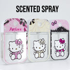 Glam Lux 79 Bundle Glam Hello Kitty Set of 3 Hydrating Deodorizing Antibacterial Hand Sanitizer Spray Mist Non-Drying Compact Tr