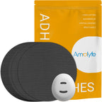 Amolyfe - Dexcom G7 Overpatches, 20 pcs Waterproof Dexcom Stelo Adhesive Patches, 1 pc Reusable Protective CGM Sensor Cover, Bre