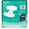 SUNKISS TrustPlus Adult Diapers with Maximum Absorbency, Unisex Disposable Incontinence Briefs with Tabs for Men and Women, Odor