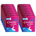 Carefree Acti-Fresh Panty Liners, Thin to Go, Unscented, 22 Count (Pack of 12)