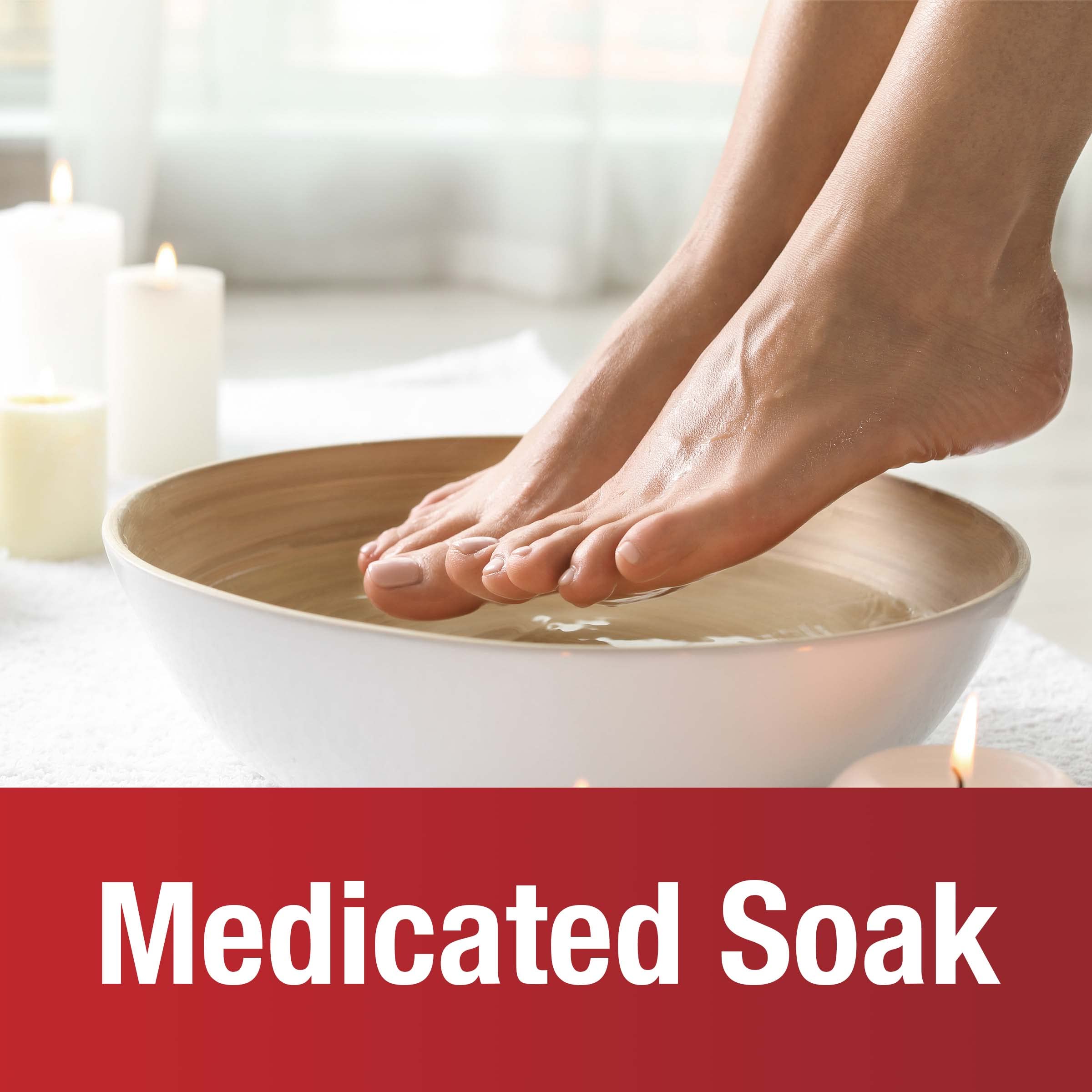 Kerasal Athletes Medicated Foot Soak, Bath for 5-in-1 Rapid Symptom Relief, 12 Count, (Pack of 1)