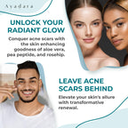 Ayadara Acne Scar Healing Cream, 2 fl oz, Acne Scar Treatment for Face, Stretch Marks, Body Scars, Acne Scar Removal Cream for B