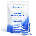 MAOEVER 60 Saline Packets, Neti Pot Salt Packets, Individually Wrapped Saline Packets for Neti Pots, Nasal Irrigation, and Squee