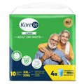 Karein Classic Adult Diaper Pant XxlXxxl Size, Waist (101165 Cm 4065), 10 Unit, Long Protection Hour, Unisex, Quick & Even A