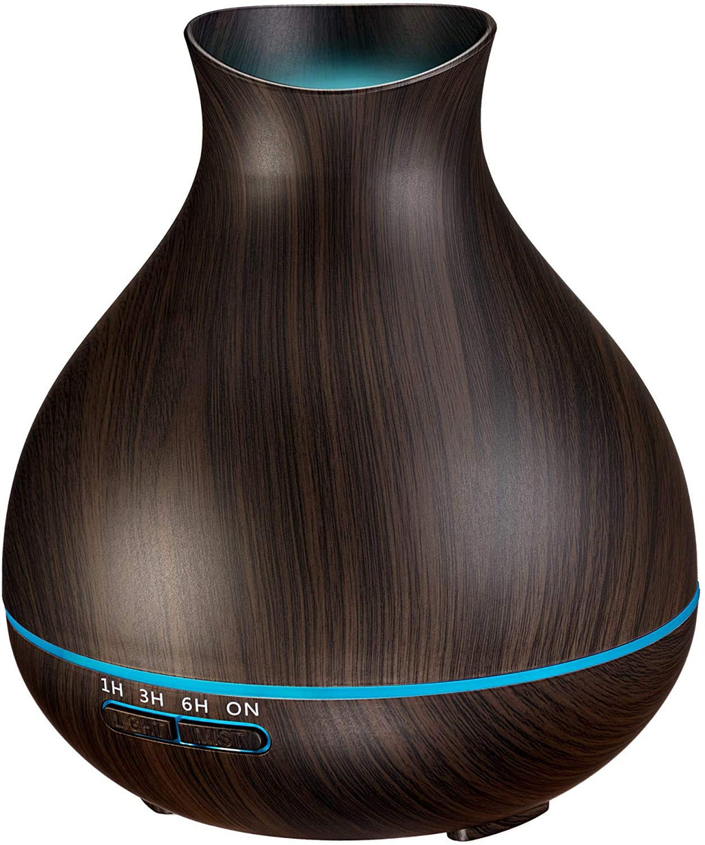 BZseed Aromatherapy Essential Oil Diffuser, 550ml Ultrasonic Fragrant Oil Large Room Humidifier, Diffusers for Home with Timer a