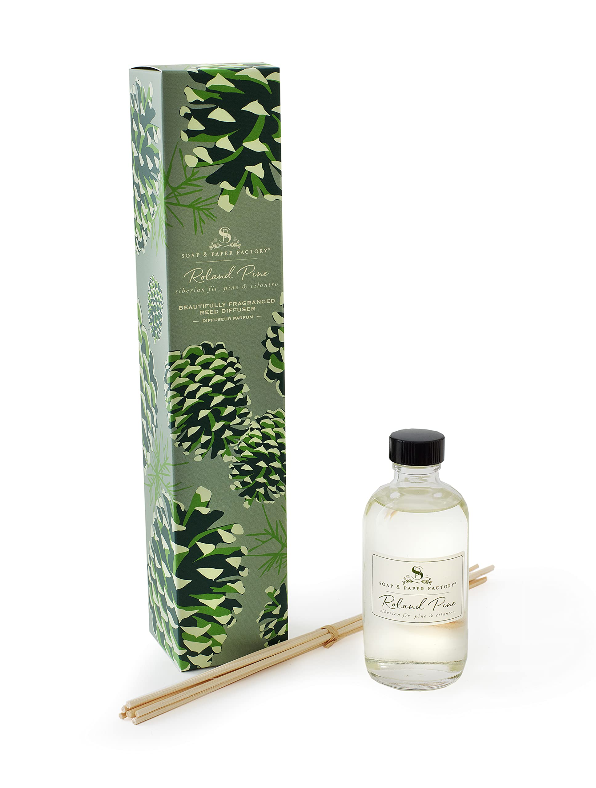 Soap & Paper Factory Roland Pine 3.65 oz Reed Diffuser